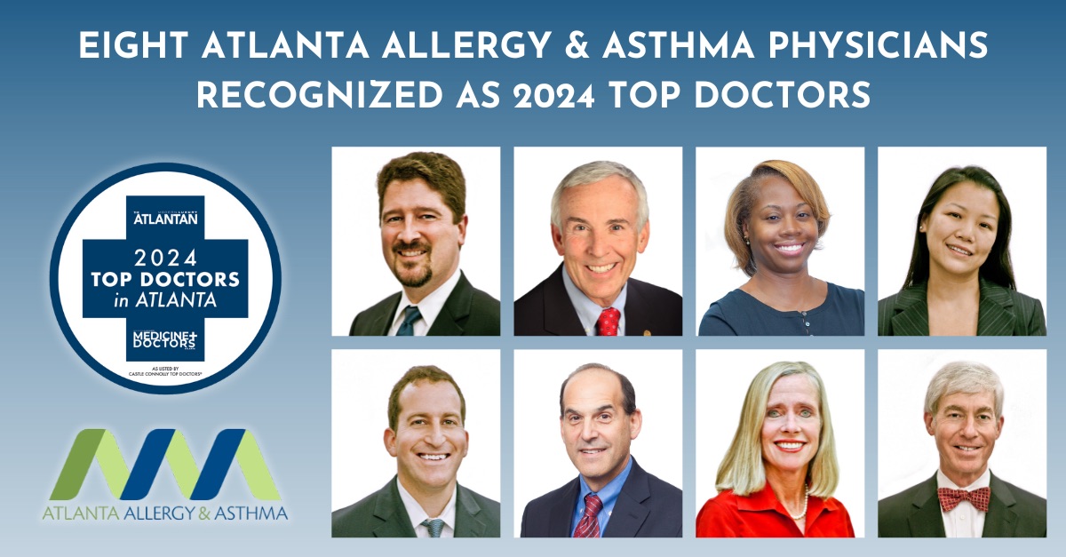 Eight physicians from Atlanta Allergy & Asthma recognized  as Atlanta’s Top Doctors in Modern Luxury Medicine + Doctors