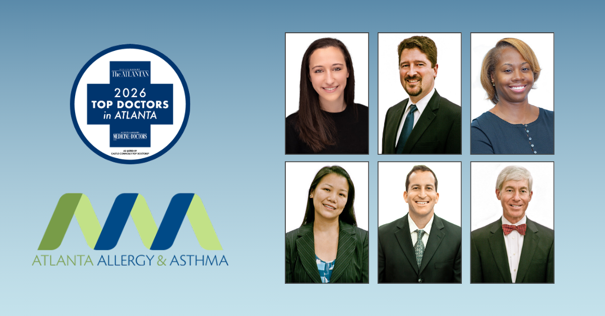 Six Physicians from Atlanta Allergy & Asthma Recognized as Atlanta’s Top Doctors in Modern Luxury Medicine + Doctors 