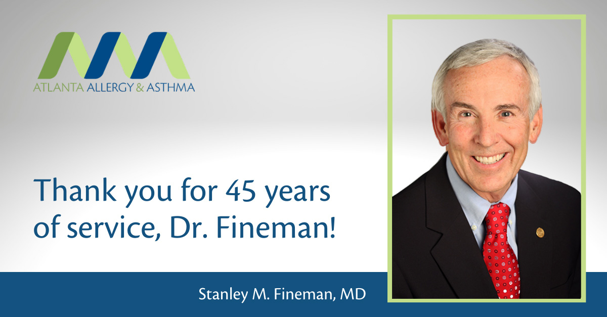 Atlanta Allergy & Asthma’s Dr. Stanley Fineman Retires After 45 Years of Clinical Practice