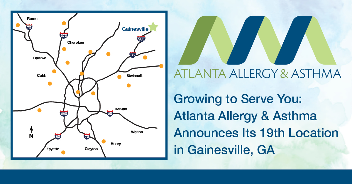 Atlanta Allergy & Asthma expands Northeast Georgia footprint with acquisition of Breathe Better Allergy, Asthma, & Sinus Center