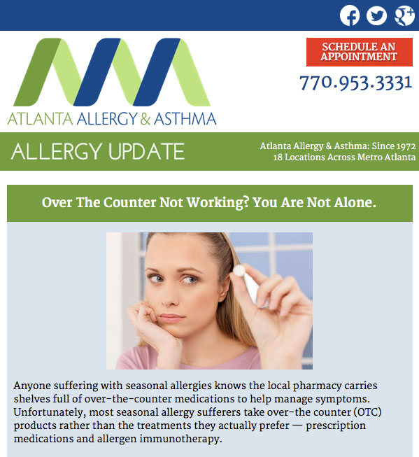 Atlanta Allergy & Asthma Spring Newsletter